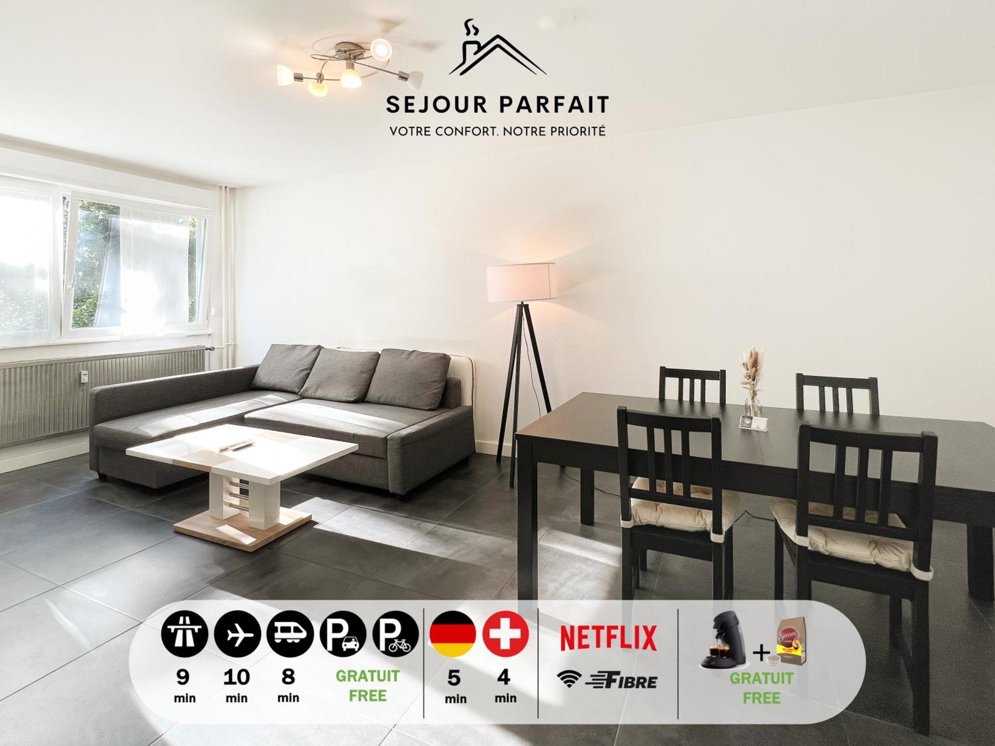 Appart'Hotel Le Marechal - 3 Frontieres & Netflix ユナング エクステリア 写真
